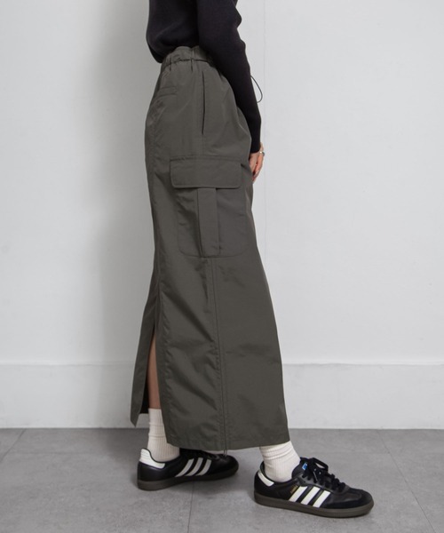 Chillfar（チルファー）の「ドロストギャザーカーゴスカート（スカート