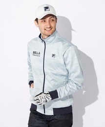 【FILA GOLF/フィラゴルフ】ボンディングブルゾン ゴルフ カモフラージュ総柄 防風