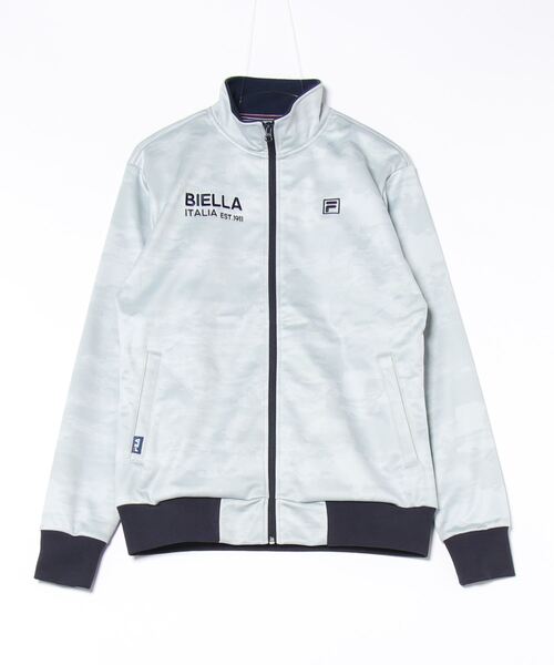 FILA GOLF(フィラゴルフ )の「【FILA GOLF/フィラゴルフ】ボンディングブルゾン ゴルフ カモフラージュ総柄 防風(ブルゾン・メンズ・ネイビー/ブラック/カーキ/ライトグレー・XX-LARGE/LARGE/X-LARGE/MEDIUM)」の10枚目の写真