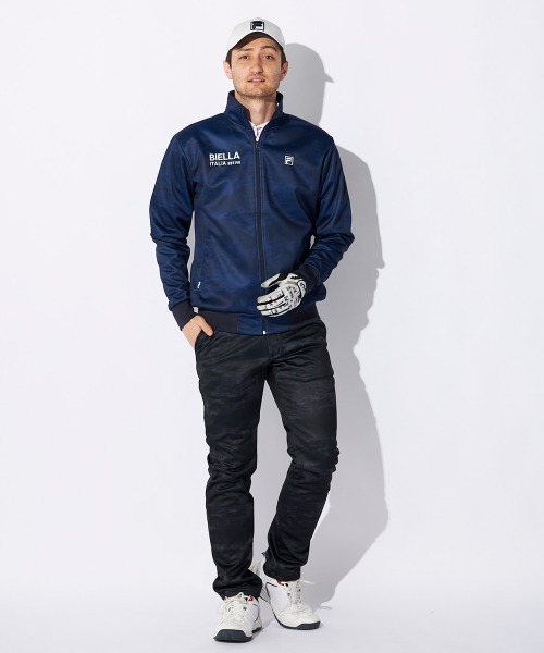 FILA GOLF(フィラゴルフ )の「【FILA GOLF/フィラゴルフ】ボンディングブルゾン ゴルフ カモフラージュ総柄 防風(ブルゾン・メンズ・ネイビー/ブラック/カーキ/ライトグレー・XX-LARGE/LARGE/X-LARGE/MEDIUM)」の14枚目の写真
