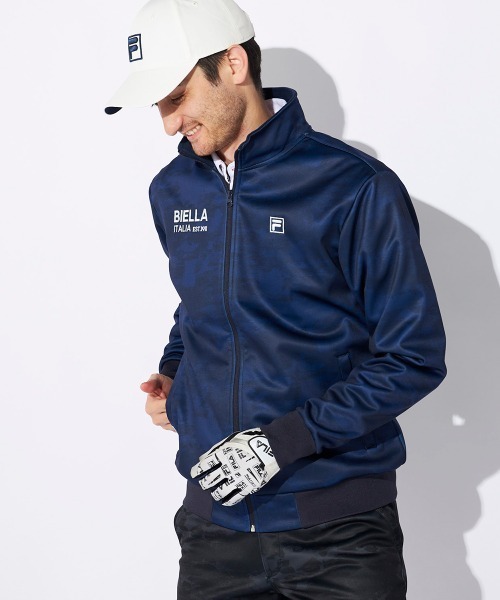 FILA GOLF(フィラゴルフ )の「【FILA GOLF/フィラゴルフ】ボンディングブルゾン ゴルフ カモフラージュ総柄 防風(ブルゾン・メンズ・ネイビー/ブラック/カーキ/ライトグレー・XX-LARGE/LARGE/X-LARGE/MEDIUM)」の11枚目の写真