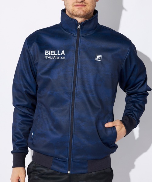 FILA GOLF(フィラゴルフ )の「【FILA GOLF/フィラゴルフ】ボンディングブルゾン ゴルフ カモフラージュ総柄 防風(ブルゾン・メンズ・ネイビー/ブラック/カーキ/ライトグレー・XX-LARGE/LARGE/X-LARGE/MEDIUM)」の16枚目の写真