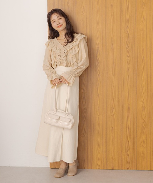 店舗用品 sugtas セール】ボリュームフリルブラウス 289332（シャツ/ブラウス）｜mysty