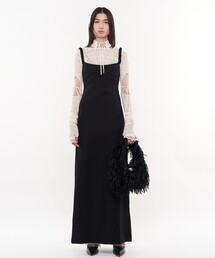 STUDIOUS | 【POOLDE/プールデ】Pitch Black Dress/キャミワンピース/キャミドレス/ジャンパースカート(ワンピース)