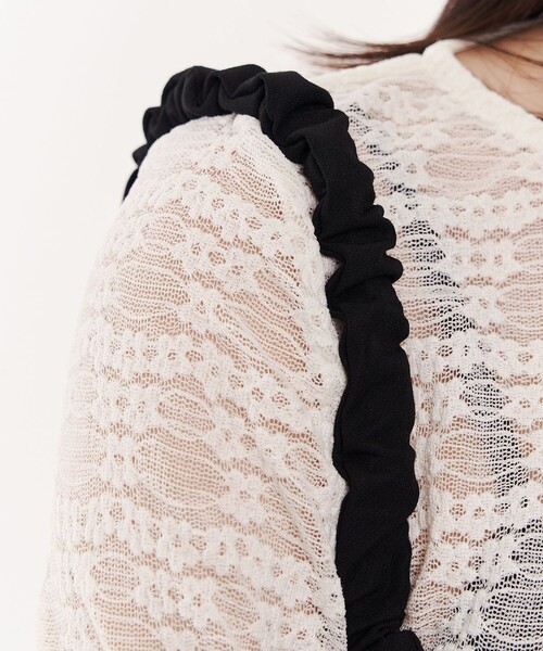 STUDIOUS（ステュディオス）の「【POOLDE/プールデ】Pitch Black Dress/キャミワンピース/キャミドレス/ジャンパースカート（ワンピース・レディース・ブラック・M）」の5枚目の写真