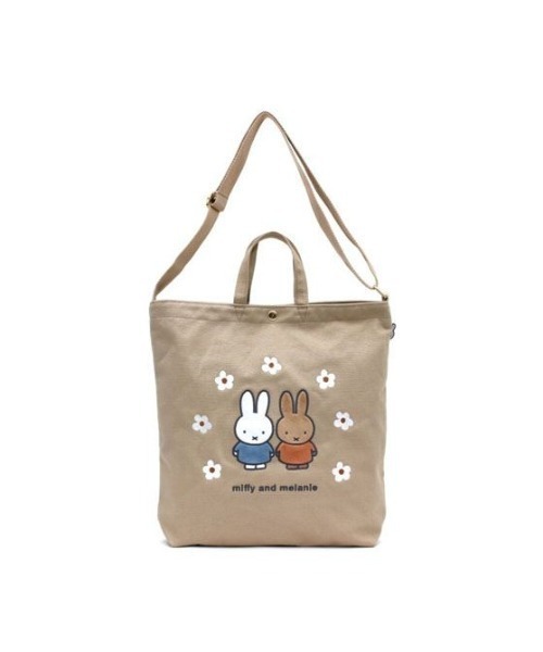 Miffy（ ミッフィー）の「ミッフィー 2WAY帆布トートショルダー ベージュフラワーアーチ SIFF（トートバッグ・メンズ・マルチ・FREE）」の3枚目の写真