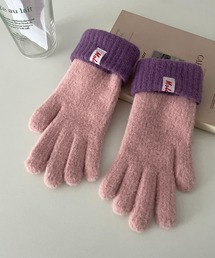 ブルーレーベル　ピンクベージュ　手袋 リボン付き BLUE LABEL CRESTBRIDGE｜ブルーレーベルクレストブリッジ