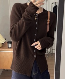 ニットセーターフロントボタンニットカーデ