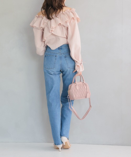 VIVIAN(ヴィヴィアン)の「シアーリボンポインテッドトゥセパレートパンプス 結婚式 二次会 パーティー フォーマル オケージョン(パンプス・レディース・クリアブラック/アイボリー/ブラック/シルバー/ピンクベージュ・LL/L/M/S)」の13枚目の写真