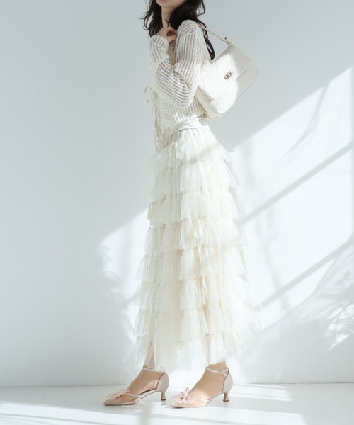 VIVIAN(ヴィヴィアン)の「シアーリボンポインテッドトゥセパレートパンプス 結婚式 二次会 パーティー フォーマル オケージョン(パンプス・レディース・クリアブラック/アイボリー/ブラック/シルバー/ピンクベージュ・LL/L/M/S)」の16枚目の写真