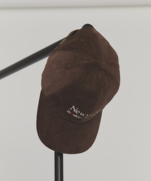 MERLOT（メルロー）の「コーデュロイロゴキャップ（キャップ・レディース・ネイビー/ブラウン/ワインレッド・FREE）」の4枚目の写真