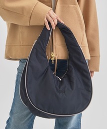 【beautiful people/ビューティフルピープル】mobious bag in nylon twill L/ナイロンメビウスバッグ/トートバッグ/ハンドバッグ/ミニバッグ
