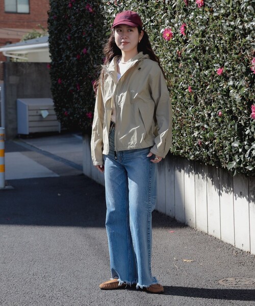 DANTON(ダントン)の「DANTON / STUNNER NYLON HOODED JACKET(S~M)(ナイロンジャケット・レディース・レッド系その他2/ブラウン系その他/ブラック・MEDIUM/SMALL)」の9枚目の写真