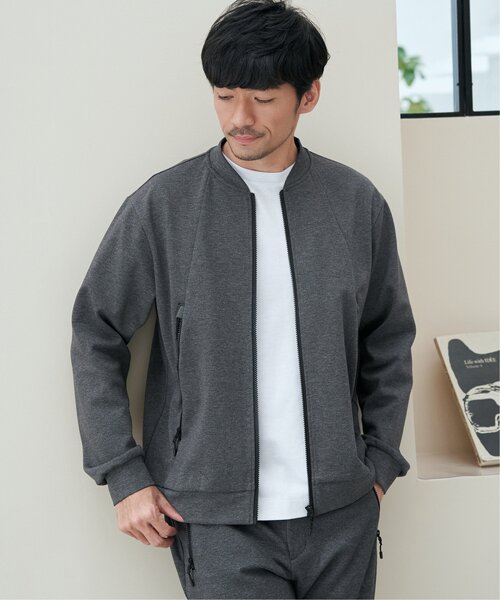 ikka(イッカ)の「【セットアップ対応】テックストレッチジップポケットカーディガン(カーディガン/ボレロ・メンズ・ブラック/スモークグレー・M/L/XL/S)」の4枚目の写真