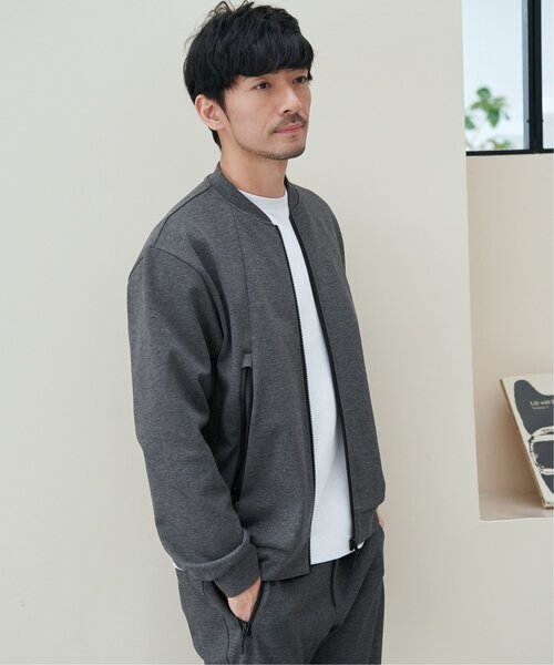 ikka(イッカ)の「【セットアップ対応】テックストレッチジップポケットカーディガン(カーディガン/ボレロ・メンズ・ブラック/スモークグレー・M/L/XL/S)」の5枚目の写真