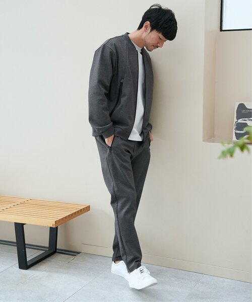 ikka(イッカ)の「【セットアップ対応】テックストレッチジップポケットカーディガン(カーディガン/ボレロ・メンズ・ブラック/スモークグレー・M/L/XL/S)」の6枚目の写真