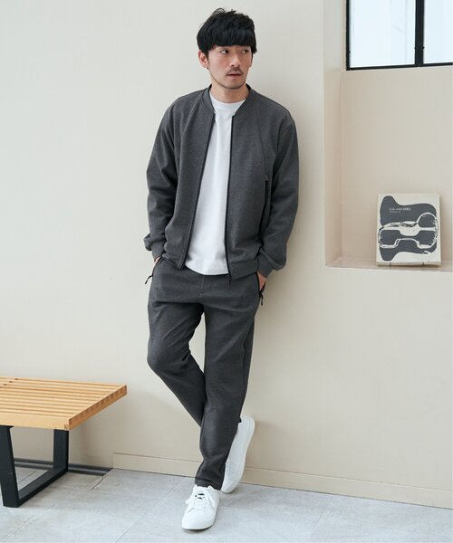 ikka(イッカ)の「【セットアップ対応】テックストレッチジップポケットカーディガン(カーディガン/ボレロ・メンズ・ブラック/スモークグレー・M/L/XL/S)」の7枚目の写真