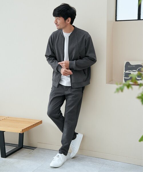 ikka(イッカ)の「【セットアップ対応】テックストレッチジップポケットカーディガン(カーディガン/ボレロ・メンズ・ブラック/スモークグレー・M/L/XL/S)」の8枚目の写真