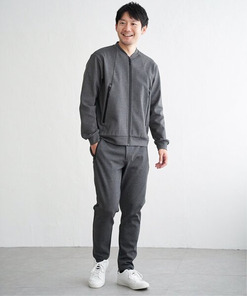 ikka(イッカ)の「【セットアップ対応】テックストレッチジップポケットカーディガン(カーディガン/ボレロ・メンズ・ブラック/スモークグレー・M/L/XL/S)」の10枚目の写真