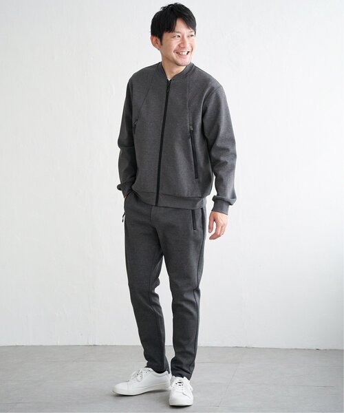 ikka(イッカ)の「【セットアップ対応】テックストレッチジップポケットカーディガン(カーディガン/ボレロ・メンズ・ブラック/スモークグレー・M/L/XL/S)」の11枚目の写真