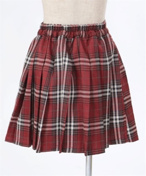 axes femme(アクシーズファム)の「ラメ刺繍配色チェックスカパン(その他パンツ・キッズ・レッド/ネイビー・LARGE/MEDIUM/SMALL)」の3枚目の写真