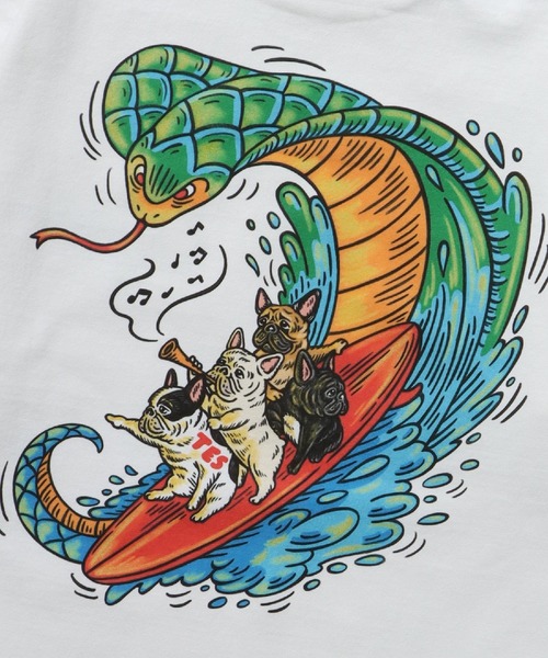 The Endless Summer(エンドレスサマー)の「【WEB / FLAG SHOP限定】 TES 2025 NEW YEAR TEE & KEY HOLDER / Tシャツ&キーホルダーセット(Tシャツ/カットソー・メンズ・ホワイト・SMALL/MEDIUM/LARGE/X-LARGE)」の8枚目の写真