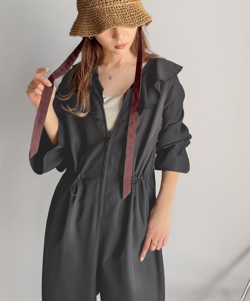 セール】【軽量・速乾機能素材・UV対策】裾2wayフリルフロント