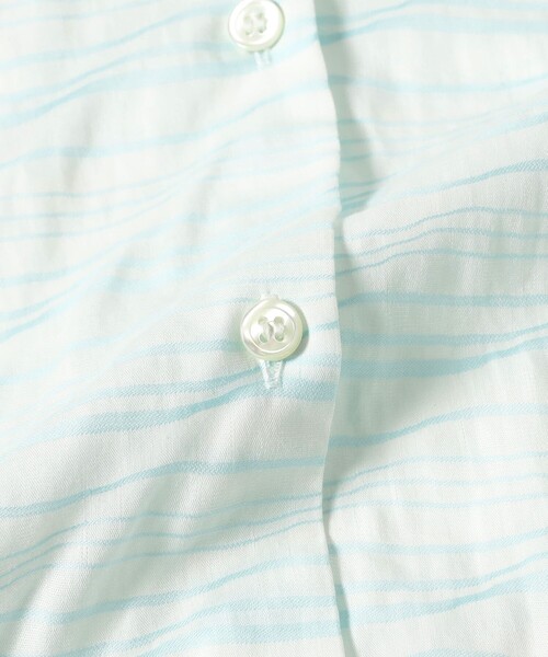 SETTO（セット）の「SETTO / CALM OKKAKE SHIRT オッカケシャツ（シャツ/ブラウス・レディース・サックスブルー/ブルー・ONE SIZE）」の5枚目の写真