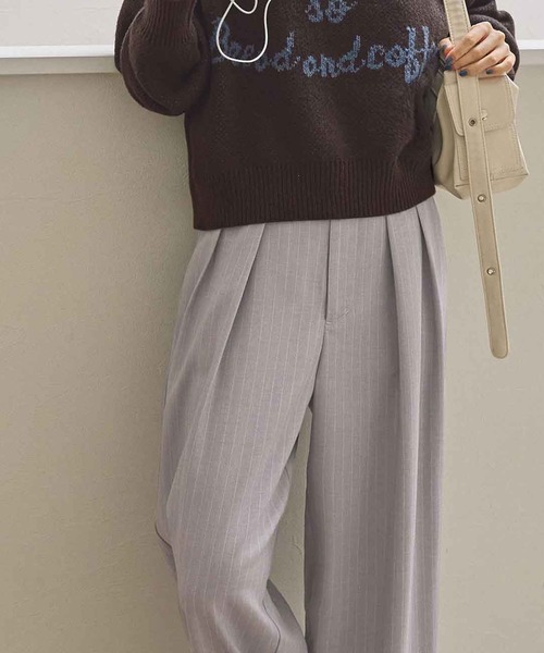 新色追加】タックボリュームワイドスラックス（スラックス）｜CHAN ME