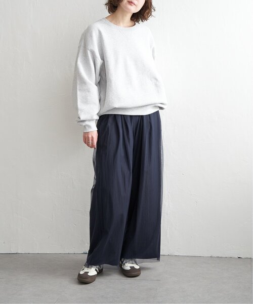 notch.(ノッチ)の「チュールレイヤードパンツ(その他パンツ・レディース・ネイビー・M)」の5枚目の写真