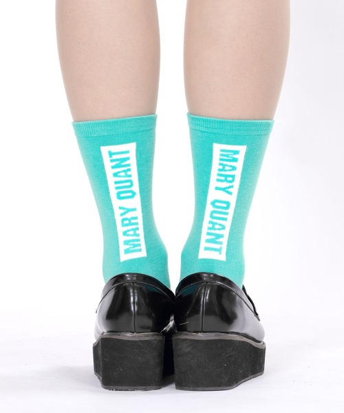 MARY QUANT（マリークワント）の「バックロゴ ソックス（ソックス/靴下・レディース・グリーン/レッド/アイボリー/ブラック・FREE）」の8枚目の写真