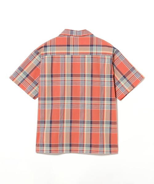 B:MING by BEAMS（ビーミングバイビームス）の「ambiance / Check open-collared Shirt（シャツ/ブラウス・メンズ・オレンジ/サックスブルー・S/M/L/XL）」の12枚目の写真