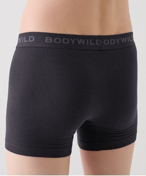 BODY WILD(ボディーワイルド)の「BODY WILD/ボディワイルド ボクサーパンツ 綿混タイプ(ボクサーパンツ・メンズ・ブラック/レッド/杢グレー・MEDIUM/LARGE/X-LARGE)」の8枚目の写真