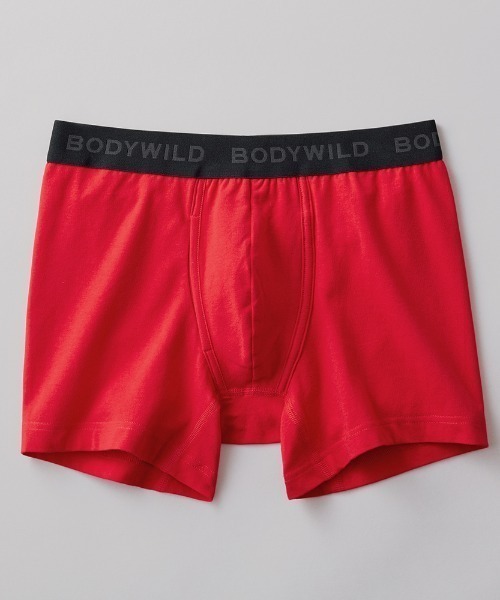 BODY WILD(ボディーワイルド)の「BODY WILD/ボディワイルド ボクサーパンツ 綿混タイプ(ボクサーパンツ・メンズ・ブラック/レッド/杢グレー・MEDIUM/LARGE/X-LARGE)」の13枚目の写真
