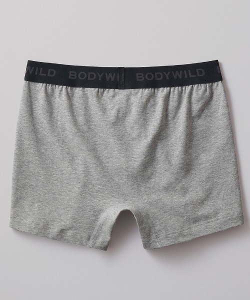 BODY WILD(ボディーワイルド)の「BODY WILD/ボディワイルド ボクサーパンツ 綿混タイプ(ボクサーパンツ・メンズ・ブラック/レッド/杢グレー・MEDIUM/LARGE/X-LARGE)」の19枚目の写真