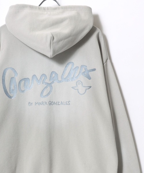 Mark Gonzales(マーク・ゴンザレス)の「2026SS MARK GONZALES/マークゴンザレス オーバーサイズ 裏毛 スウェット ヴィンテージ加工 ピグメント ダブルジップ フルジップパーカー レディース メンズ トレーナー(パーカー・メンズ・ブラック系その他/グレー/ブラック/ブラウン/グレー系その他2/グレー系その他/ワイン/ブラック系その他2/ワイン系/グレー系その他3/ブラック系その他3/ブラウン系その他・M/LL/L)」の6枚目の写真