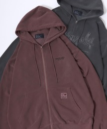 Mark Gonzales（マーク・ゴンザレス）の「2026SS MARK GONZALES マークゴンザレス オーバーサイズ 裏毛 スウェット ヴィンテージ加工 ピグメント ダブルジップ フルジップパーカー レディース メンズ トレーナー（パーカー）」