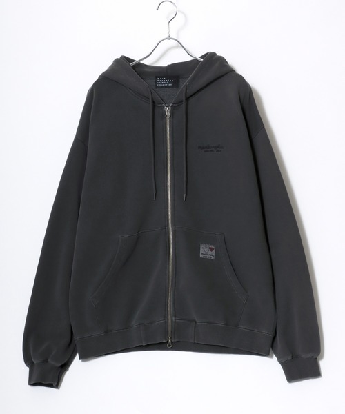 Mark Gonzales(マーク・ゴンザレス)の「2026SS MARK GONZALES/マークゴンザレス オーバーサイズ 裏毛 スウェット ヴィンテージ加工 ピグメント ダブルジップ フルジップパーカー レディース メンズ トレーナー(パーカー・メンズ・ブラック系その他/グレー/ブラック/ブラウン/グレー系その他2/グレー系その他/ワイン/ブラック系その他2/ワイン系/グレー系その他3/ブラック系その他3/ブラウン系その他・M/LL/L)」の22枚目の写真