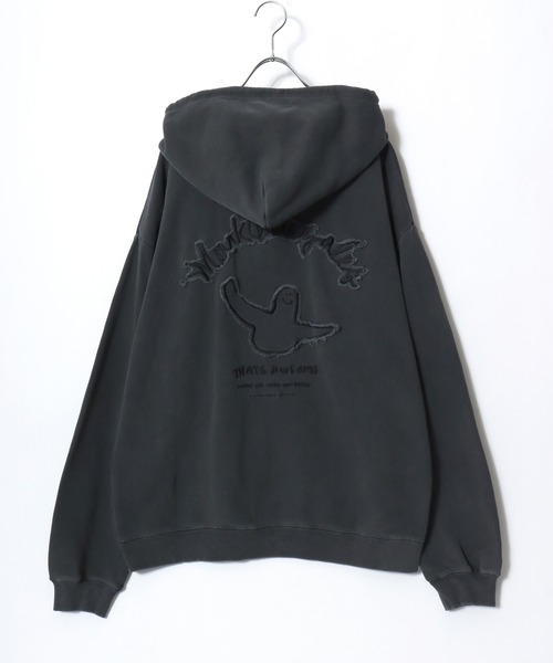 Mark Gonzales(マーク・ゴンザレス)の「2026SS MARK GONZALES/マークゴンザレス オーバーサイズ 裏毛 スウェット ヴィンテージ加工 ピグメント ダブルジップ フルジップパーカー レディース メンズ トレーナー(パーカー・メンズ・ブラック系その他/グレー/ブラック/ブラウン/グレー系その他2/グレー系その他/ワイン/ブラック系その他2/ワイン系/グレー系その他3/ブラック系その他3/ブラウン系その他・M/LL/L)」の14枚目の写真