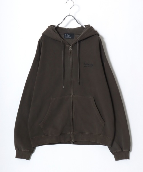 Mark Gonzales(マーク・ゴンザレス)の「2026SS MARK GONZALES/マークゴンザレス オーバーサイズ 裏毛 スウェット ヴィンテージ加工 ピグメント ダブルジップ フルジップパーカー レディース メンズ トレーナー(パーカー・メンズ・ブラック系その他/グレー/ブラック/ブラウン/グレー系その他2/グレー系その他/ワイン/ブラック系その他2/ワイン系/グレー系その他3/ブラック系その他3/ブラウン系その他・M/LL/L)」の15枚目の写真