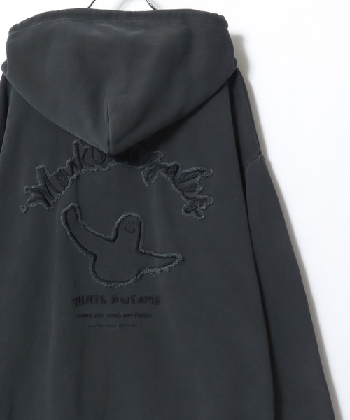 Mark Gonzales(マーク・ゴンザレス)の「2026SS MARK GONZALES/マークゴンザレス オーバーサイズ 裏毛 スウェット ヴィンテージ加工 ピグメント ダブルジップ フルジップパーカー レディース メンズ トレーナー(パーカー・メンズ・ブラック系その他/グレー/ブラック/ブラウン/グレー系その他2/グレー系その他/ワイン/ブラック系その他2/ワイン系/グレー系その他3/ブラック系その他3/ブラウン系その他・M/LL/L)」の19枚目の写真