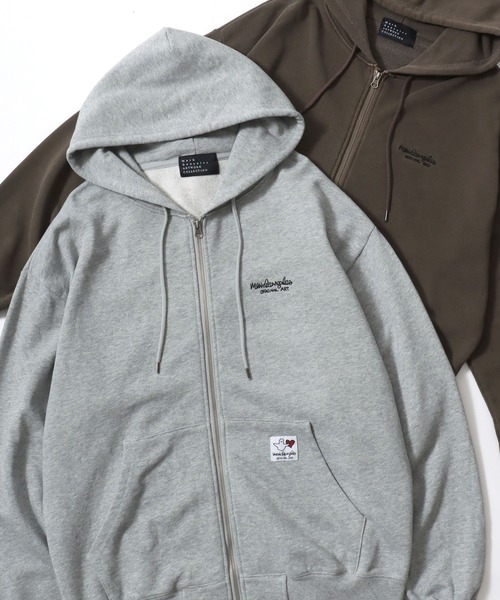 Mark Gonzales(マーク・ゴンザレス)の「2026SS MARK GONZALES/マークゴンザレス オーバーサイズ 裏毛 スウェット ヴィンテージ加工 ピグメント ダブルジップ フルジップパーカー レディース メンズ トレーナー(パーカー・メンズ・ブラック系その他/グレー/ブラック/ブラウン/グレー系その他2/グレー系その他/ワイン/ブラック系その他2/ワイン系/グレー系その他3/ブラック系その他3/ブラウン系その他・M/LL/L)」の22枚目の写真