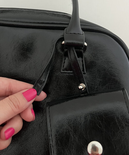 prose verse（プロズヴェール）の「ミニポーチ付きボストンバッグ（ボストンバッグ・レディース・ブラック/アイボリー・FREE）」の13枚目の写真