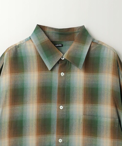 いち LES SIX megashirts レシス セール】＜LES SIX＞ mega shirt/シャツ（シャツ/ブラウス