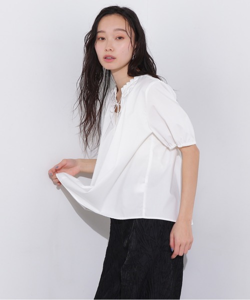 NATURAL BEAUTY BASIC - NATURAL BEAUTY BASIC シャツカラータックブラウス S シャツカラータックブラウス | NATURAL BEAUTY BASIC