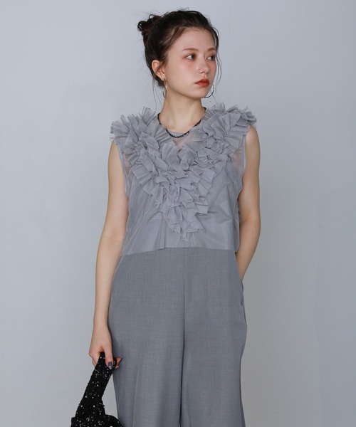 オールインワン・サロペット Etro 'Virginia' Minidress セール】 little black:〈セレモニー対応可〉Vネック ワイド