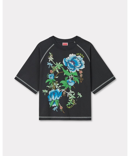 KENZO ケンゾー 'Kenzo Peonies' T-shirt プリントTシャツ セール】'KENZO Peonies' Tシャツ（Tシャツ/カットソー）｜KENZO