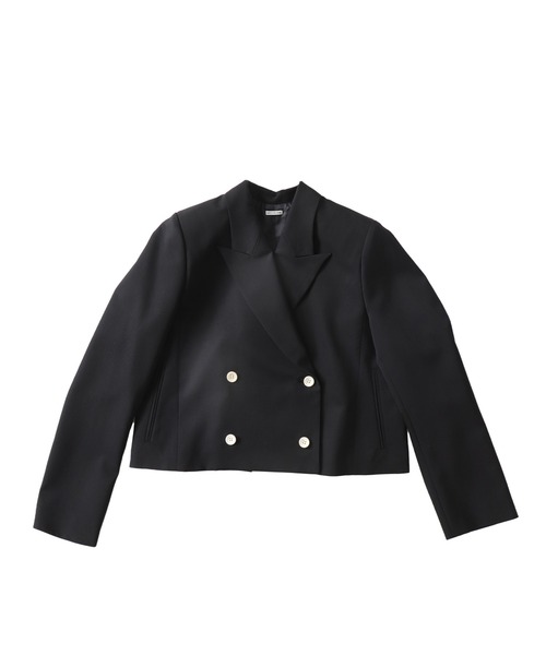 DRESSLAVE(ドレスレイブ)の「double tailored jacket(ダブルテーラードジャケット)(テーラードジャケット・レディース・ブラック/グレー・38)」の1枚目の写真