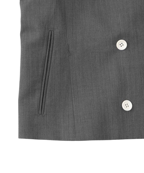 DRESSLAVE(ドレスレイブ)の「double tailored jacket(ダブルテーラードジャケット)(テーラードジャケット・レディース・ブラック/グレー・38)」の7枚目の写真