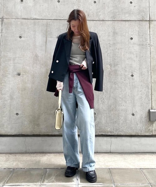 DRESSLAVE(ドレスレイブ)の「double tailored jacket(ダブルテーラードジャケット)(テーラードジャケット・レディース・ブラック/グレー・38)」の20枚目の写真